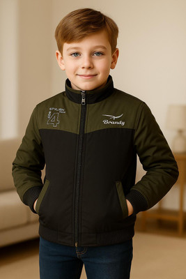 QB CLUB Full Sleeve Colorblock Boys Jacket