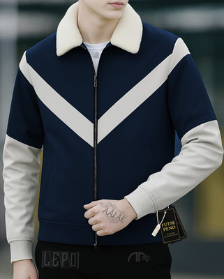 FUTSE PENO Full Sleeve Solid, Colorblock Men Jacket