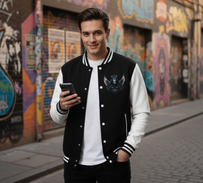 Barmanic Full Sleeve Graphic Print Men Jacket