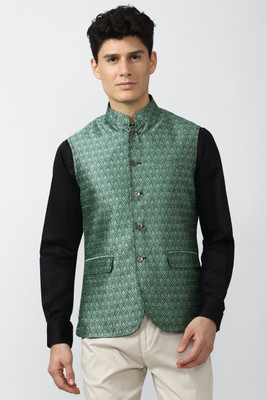 PETER ENGLAND Sleeveless Printed Men Jacket