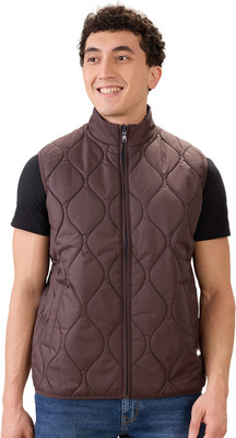 COLORPLUS Sleeveless Self Design Men Jacket