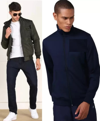 JVBRANGI Full Sleeve Solid Men Jacket