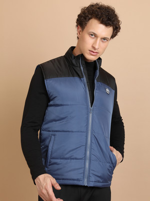 HIGHLANDER Sleeveless Colorblock Men Jacket