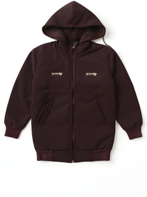 VIVEKGAMENTS Full Sleeve Solid Boys Jacket
