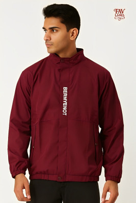 fav label Full Sleeve Solid Men Jacket