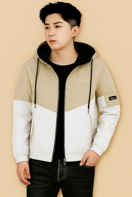 HRKBY JK Full Sleeve Colorblock Men Jacket