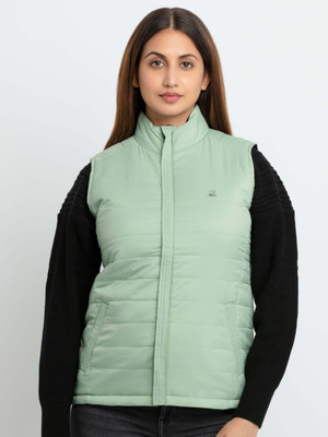Status Quo Sleeveless Solid Women Jacket