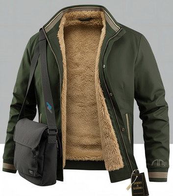 Jammy & Kammo Full Sleeve Solid Men Jacket