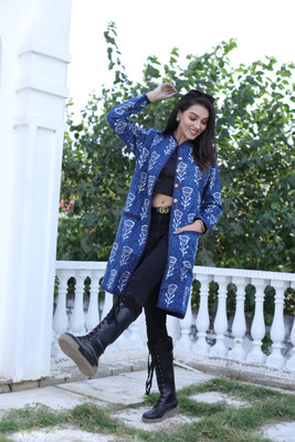 Craftwellstudio Full Sleeve Self Design Women Jacket