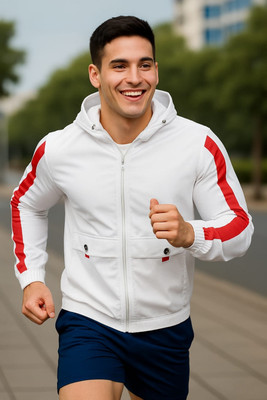 EUER Full Sleeve Colorblock Men Jacket