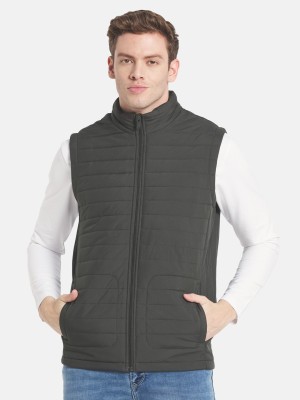 METTLE Sleeveless Solid Men Jacket