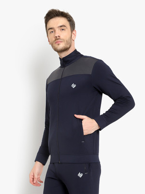 John Ally Full Sleeve Colorblock Men Jacket