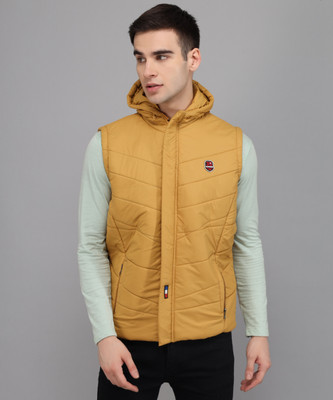 HEMLOCK Sleeveless Solid Men Jacket