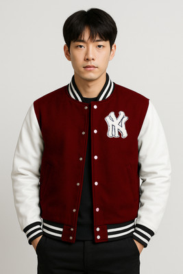 MG Trends Full Sleeve Applique, Colorblock Men Jacket
