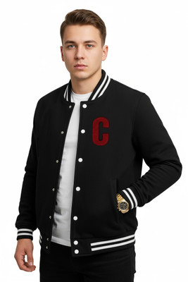 LOV Trends Full Sleeve Solid, Applique Men Jacket