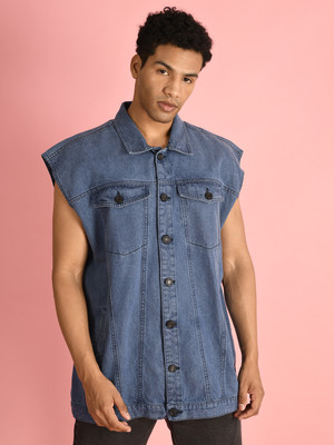 Bene Kleed Sleeveless Solid Men Jacket