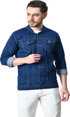 comfits Full Sleeve Solid Men Denim Jacket