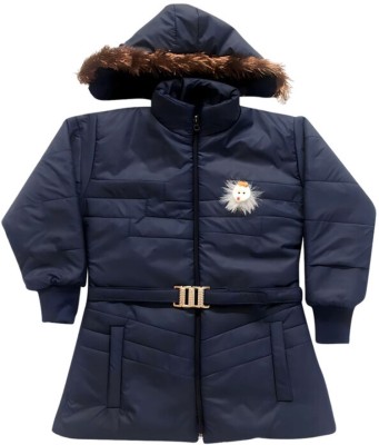 D4Discount Full Sleeve Solid Baby Girls Jacket