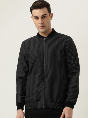 MARKS & SPENCER 3/4th Sleeve Striped Men Jacket