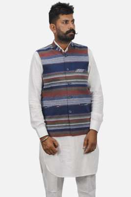 gargian master cut Sleeveless Checkered Men Jacket