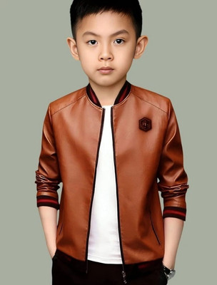 BUGRASI TRDERS Full Sleeve Solid Boys Jacket