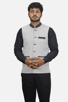 gargian master cut Sleeveless Printed Men Jacket