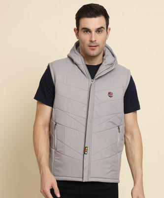 NYSINE Half Sleeve Solid Men Jacket
