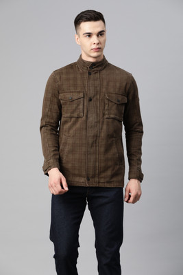 PIERRE CARLO Full Sleeve Checkered Men Jacket