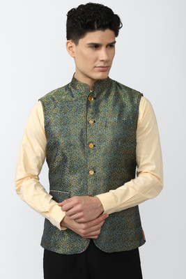 PETER ENGLAND Sleeveless Printed Men Jacket