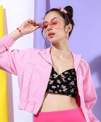 Tokyo Talkies Full Sleeve Solid Women Jacket