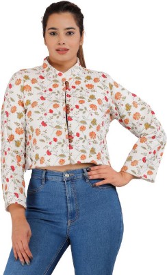 Gnine Full Sleeve Floral Print Women Jacket