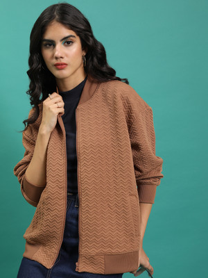 Tokyo Talkies 3/4th Sleeve Self Design Women Jacket