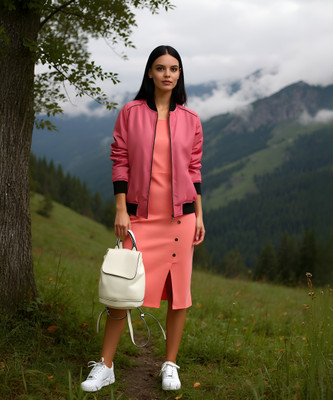 Pinacolada Full Sleeve Solid, Colorblock Women Jacket