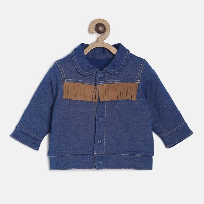MINI KLUB Full Sleeve Embroidered Baby Boys Jacket