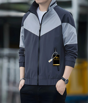 Azmani Full Sleeve Colorblock Men Jacket