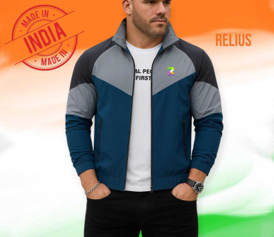 RELIUS Full Sleeve Colorblock Men Jacket