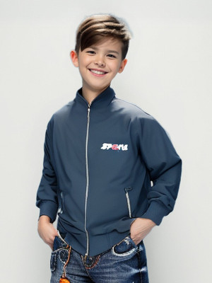 HKK HKK Kids Windcheaters Polyester Blend Jackets Boys & Girls Solid Boys & Girls Wind Cheater