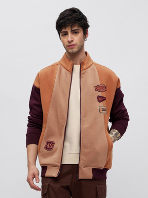The Souled Store Full Sleeve Applique Men Jacket