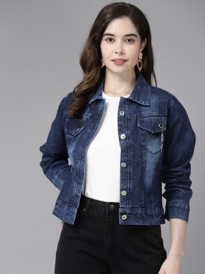 Aarika Full Sleeve Washed Women Denim Jacket