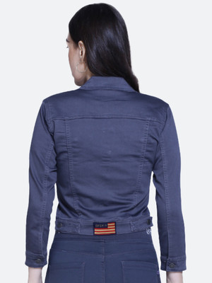 FCK-3 Full Sleeve Solid Women Denim Jacket