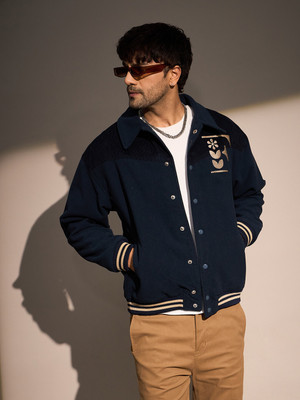 FUGAZEE Full Sleeve Self Design Men Jacket