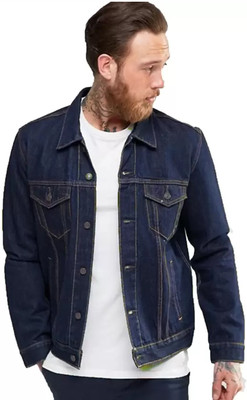 Masterly Weft Full Sleeve Solid Men Denim Jacket