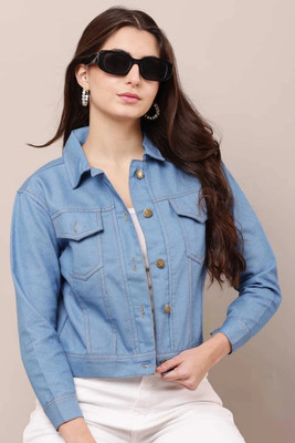 STYLE BEURUA Full Sleeve Solid Women Denim Jacket