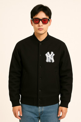 Oiin Full Sleeve Solid, Applique Men Jacket