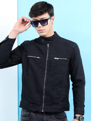 ARBIA FUNKI Full Sleeve Solid Men Denim Jacket