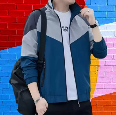 HouseOfCommon Full Sleeve Colorblock Men Jacket