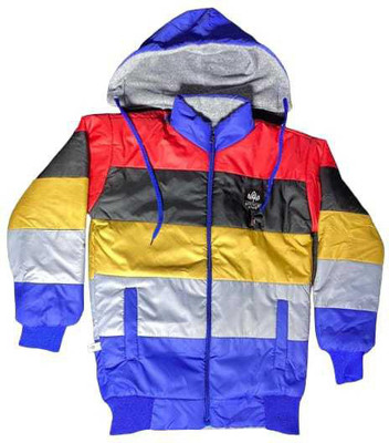 official club Full Sleeve Colorblock Boys Jacket