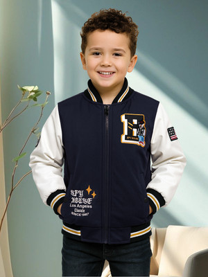 LURE JUNIOR Full Sleeve Printed, Colorblock Boys Jacket