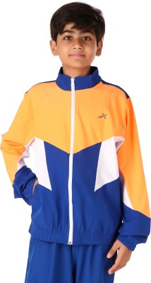 VECTOR X Full Sleeve Colorblock Boys Jacket