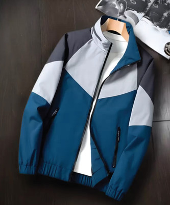 Christy World Full Sleeve Colorblock Men Jacket